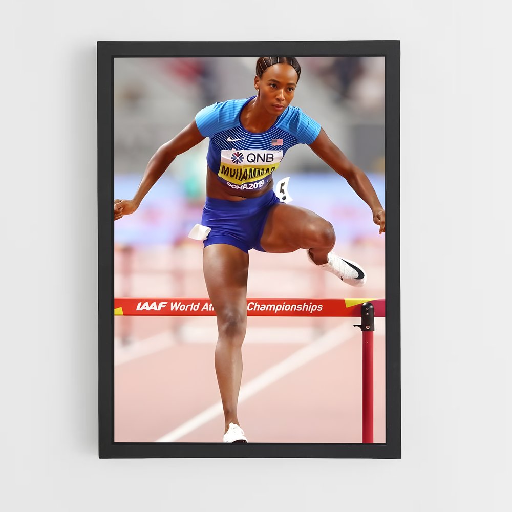 Poster Saut de Dalilah – affiche Athlétisme (vue 2)